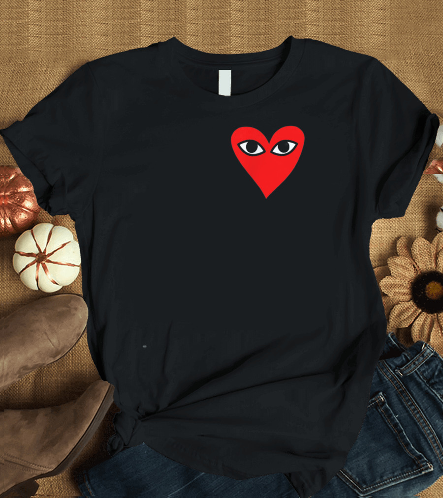 Heart For Comme Des Garçons Red Eye T-Shirt