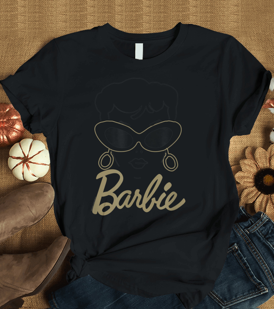 Barbie 60th Anniversary Gold Glasses Bold Iconic Look T-Shirt