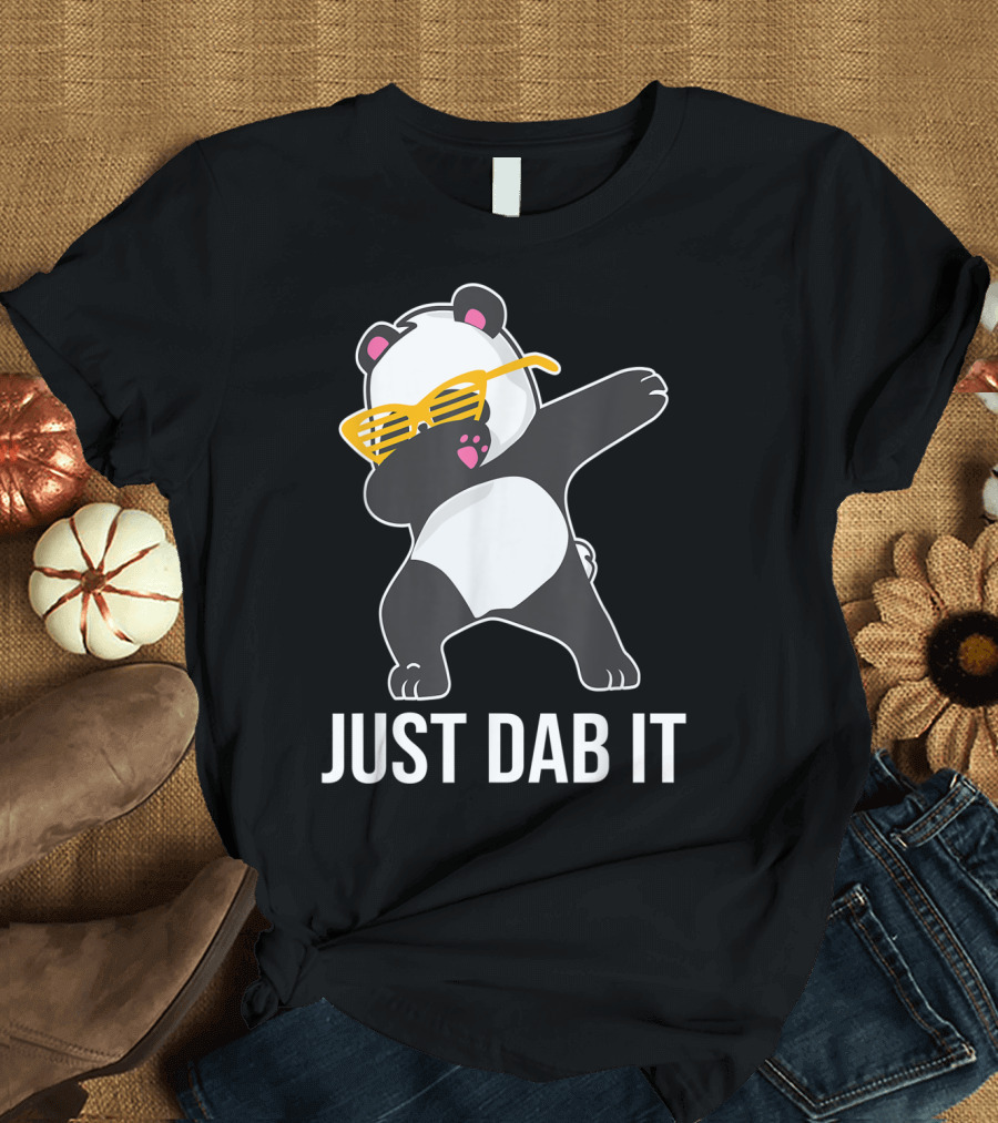 Just Dab It Panda With Sunglasses Dabbing T-Shirt