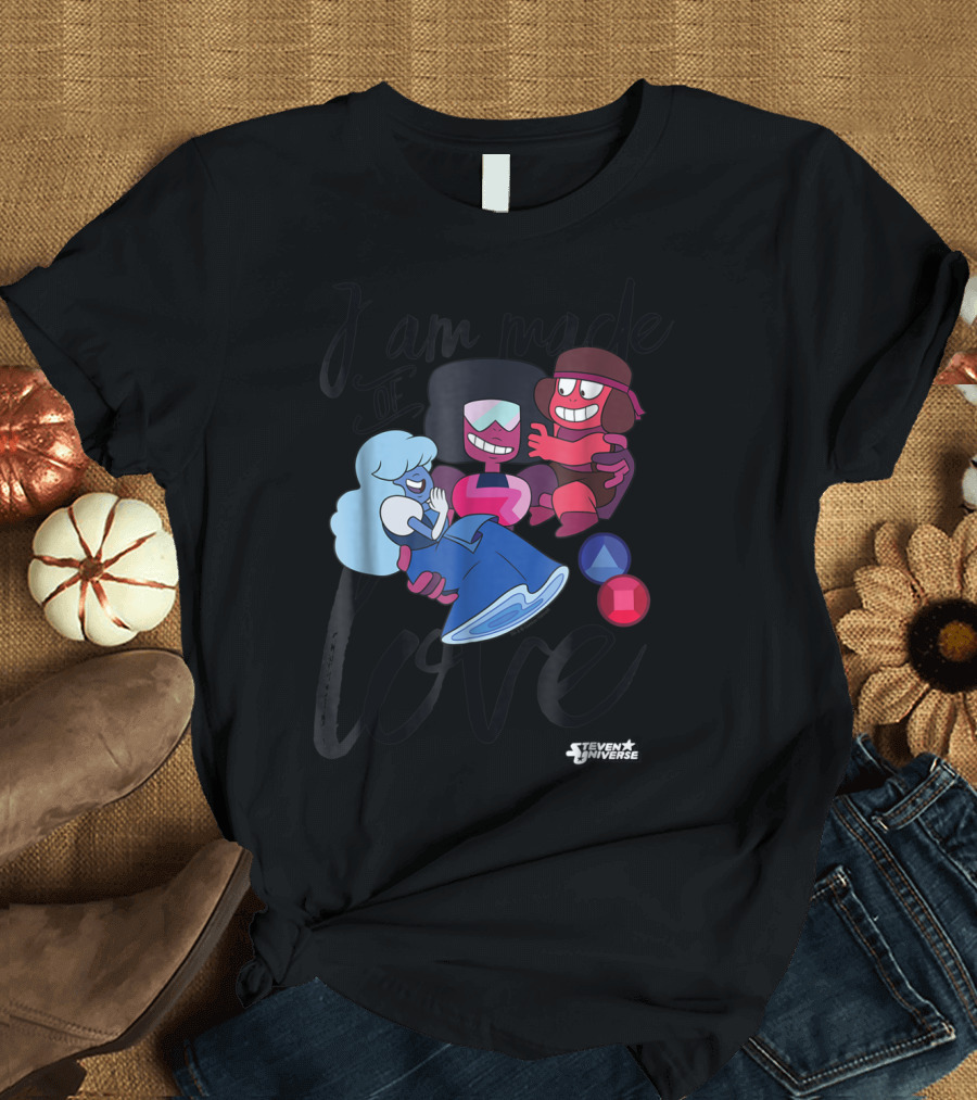 CN Steven Universe I Am Made Of Love Fusion Garnet Sapphire Ruby T-Shirt