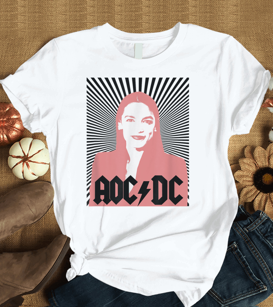 AOC DC Alexandria Ocasio Cortez Latina Congress Bold Iconic T-Shirt