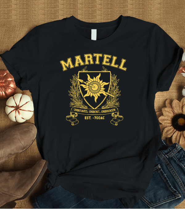T-Shirt: Martell Unbowed Unbent Unbroken EST 700 AC T-Shirt Martell Unbowed Unbent Unbroken EST 700 AC T-Shirt