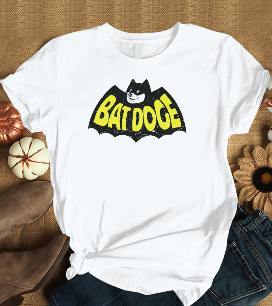 Bat Doge BatDoge Iconic Superhero Doge T-Shirt
