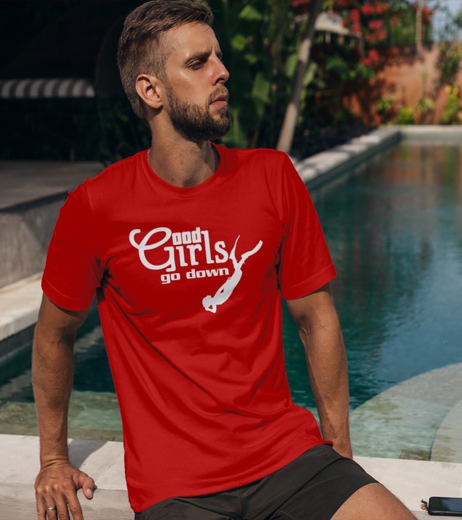 Good Girls Go Down Diving T-Shirt