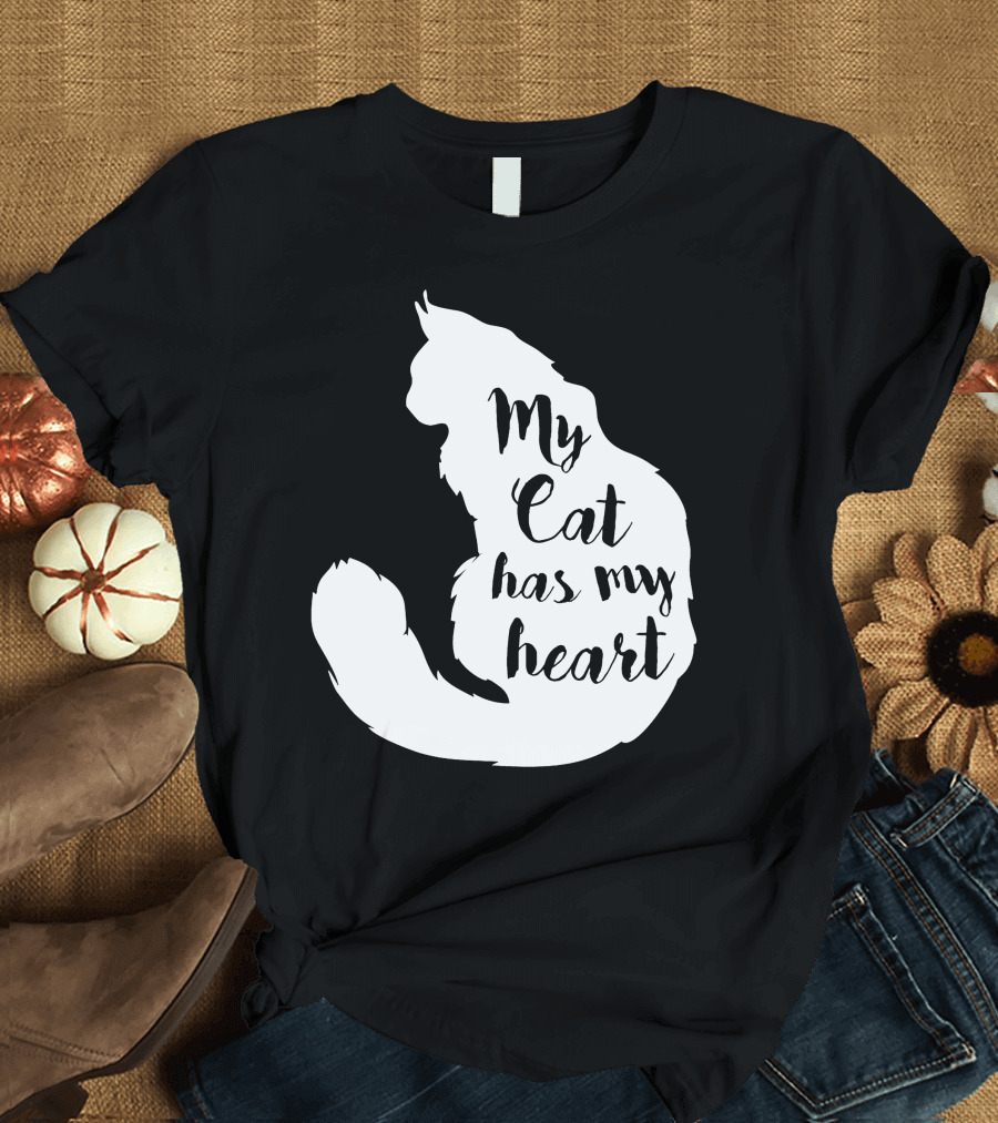 My Cat Has My Heart Cat T-Shirt