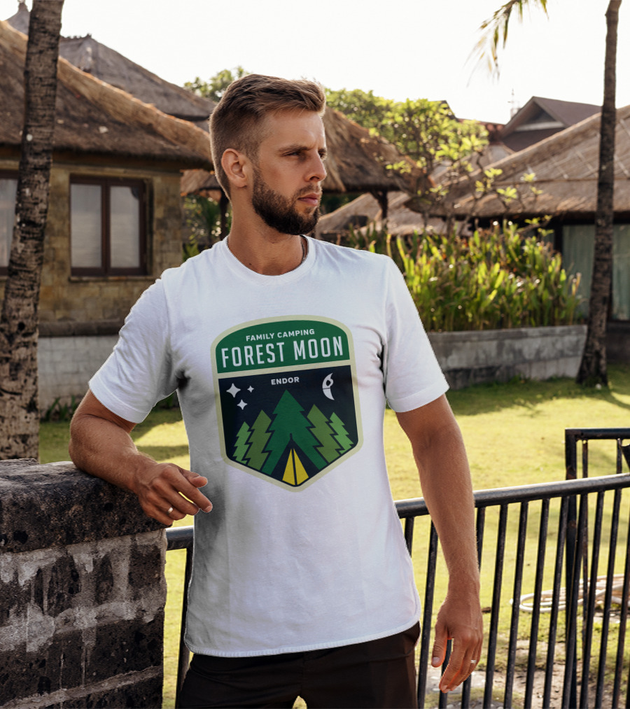 Family Camping Forest Moon Endor T-Shirt