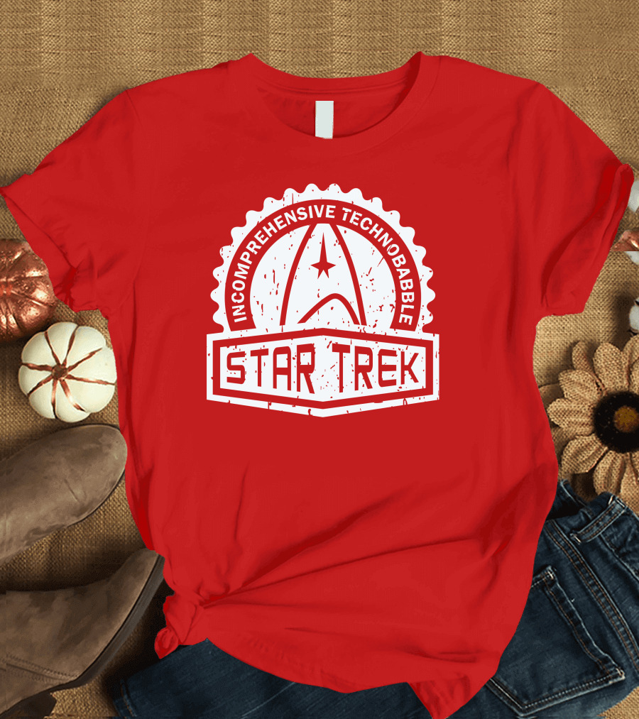 INCOMPREHENSIVE TECHNOBABBLE CREST SERIES STAR TREK T-Shirt