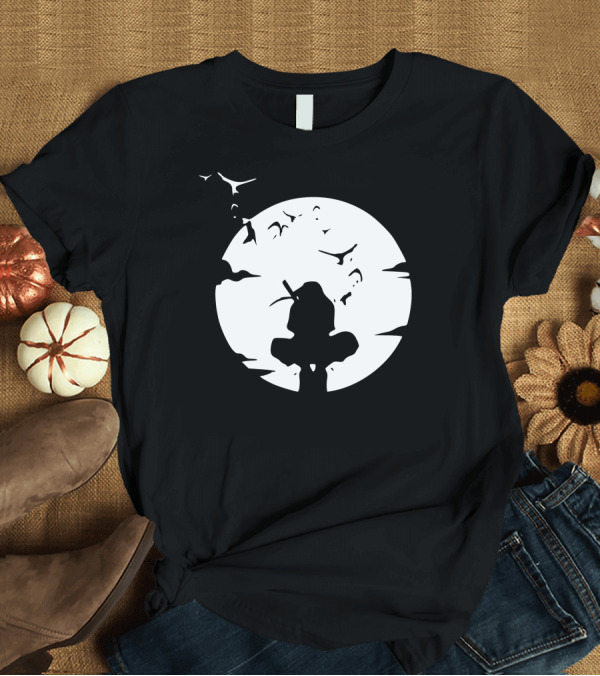 T-Shirt: Itachi Uchiha Moonlit Silhouette Stance T-Shirt Itachi Uchiha Moonlit Silhouette Stance T-Shirt