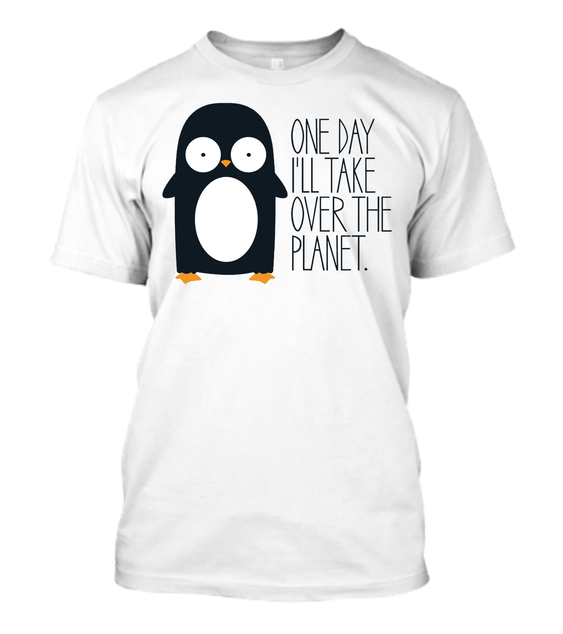 Penguin Baby One Day I'll Take Over The Planet T-Shirt