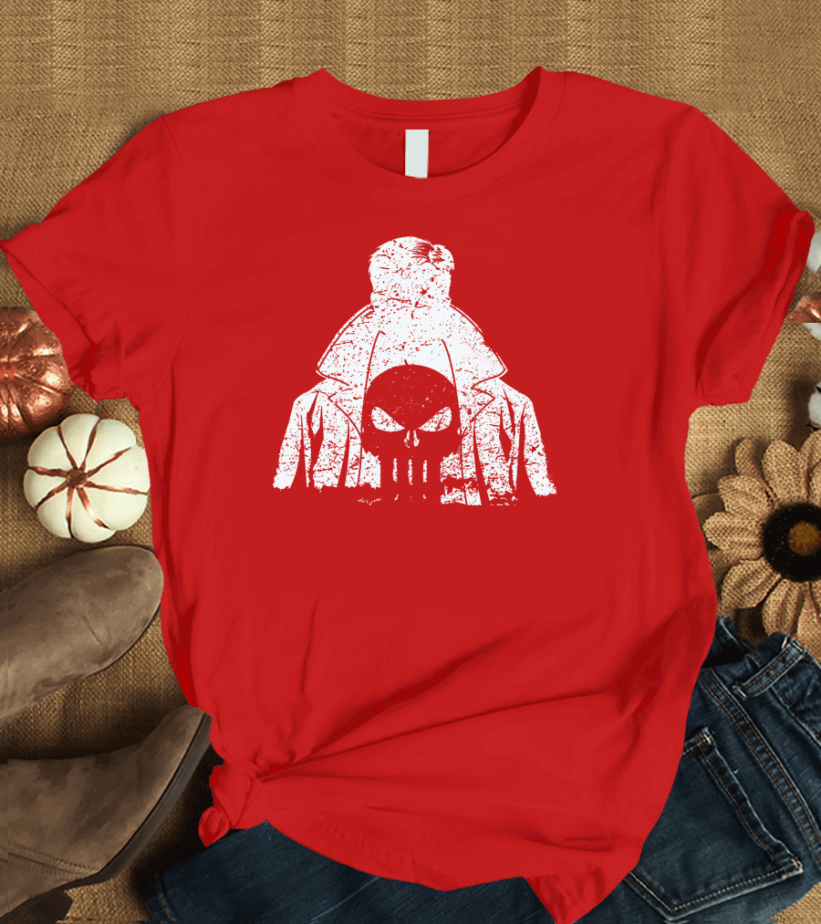 Punisher Shadow of Vengeance Trench Coat Skull T-Shirt