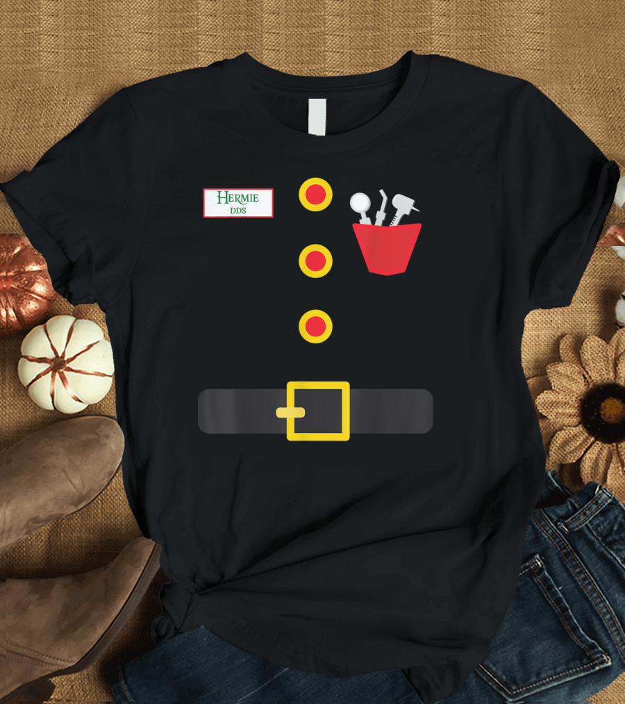 Hermie DDS Elf Costume Dentist Tools Belt T-Shirt