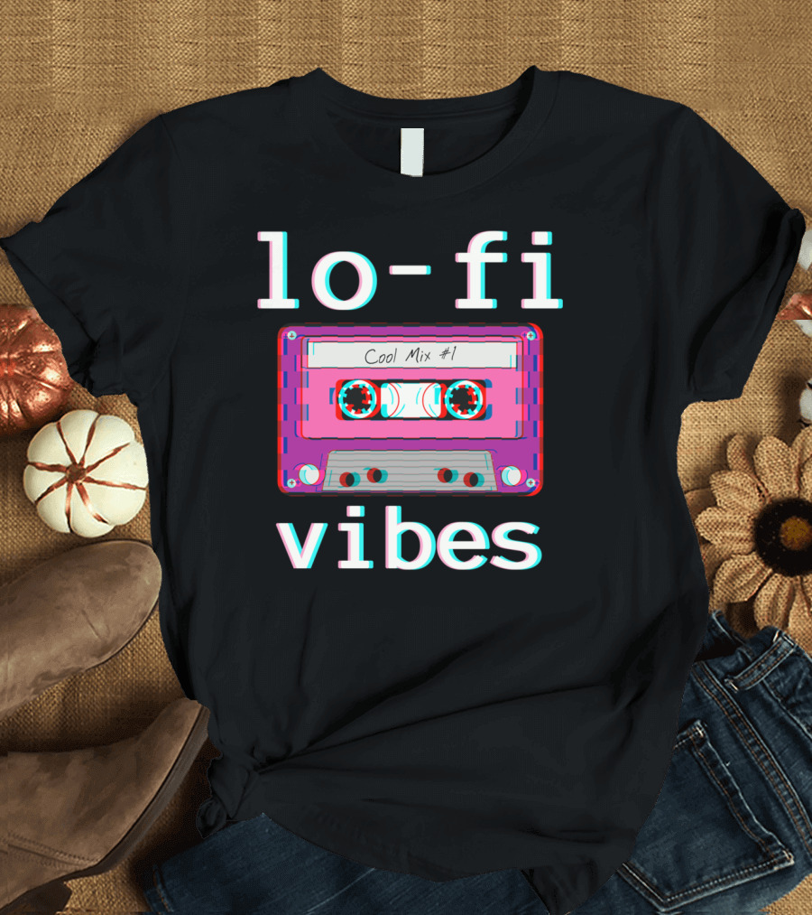Lo-Fi Vibes Cool Mix #1 Tape Aesthetic T-Shirt