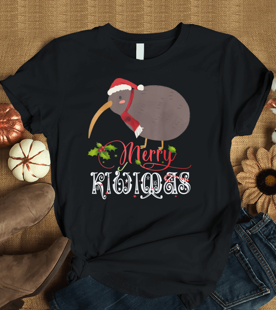 Merry Kiwi Christmas Family Matching T-Shirt