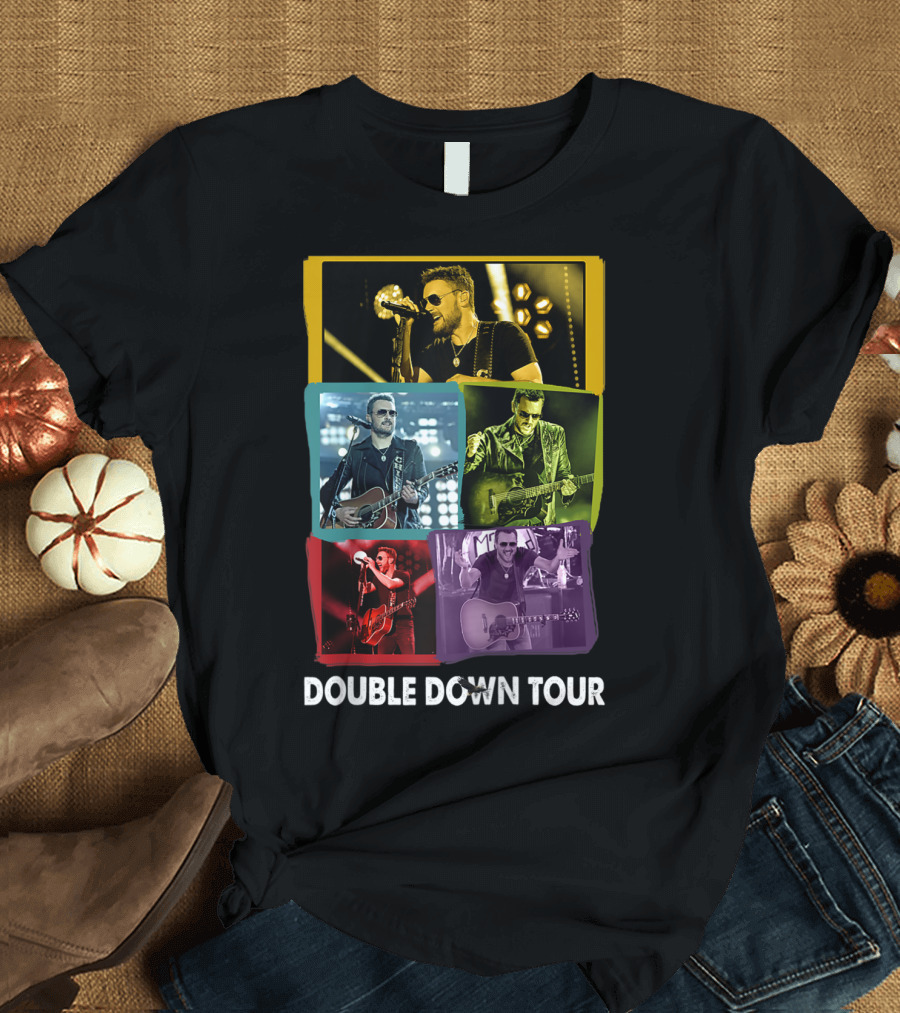 Retro Eric Church Double Down Tour Love Music T-Shirt