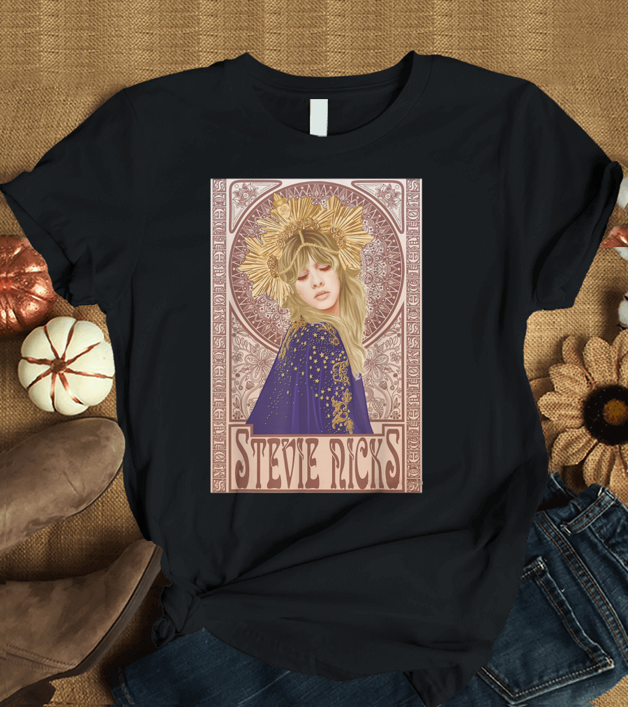 Stevie Nicks Retro Art Nouveau T-Shirt