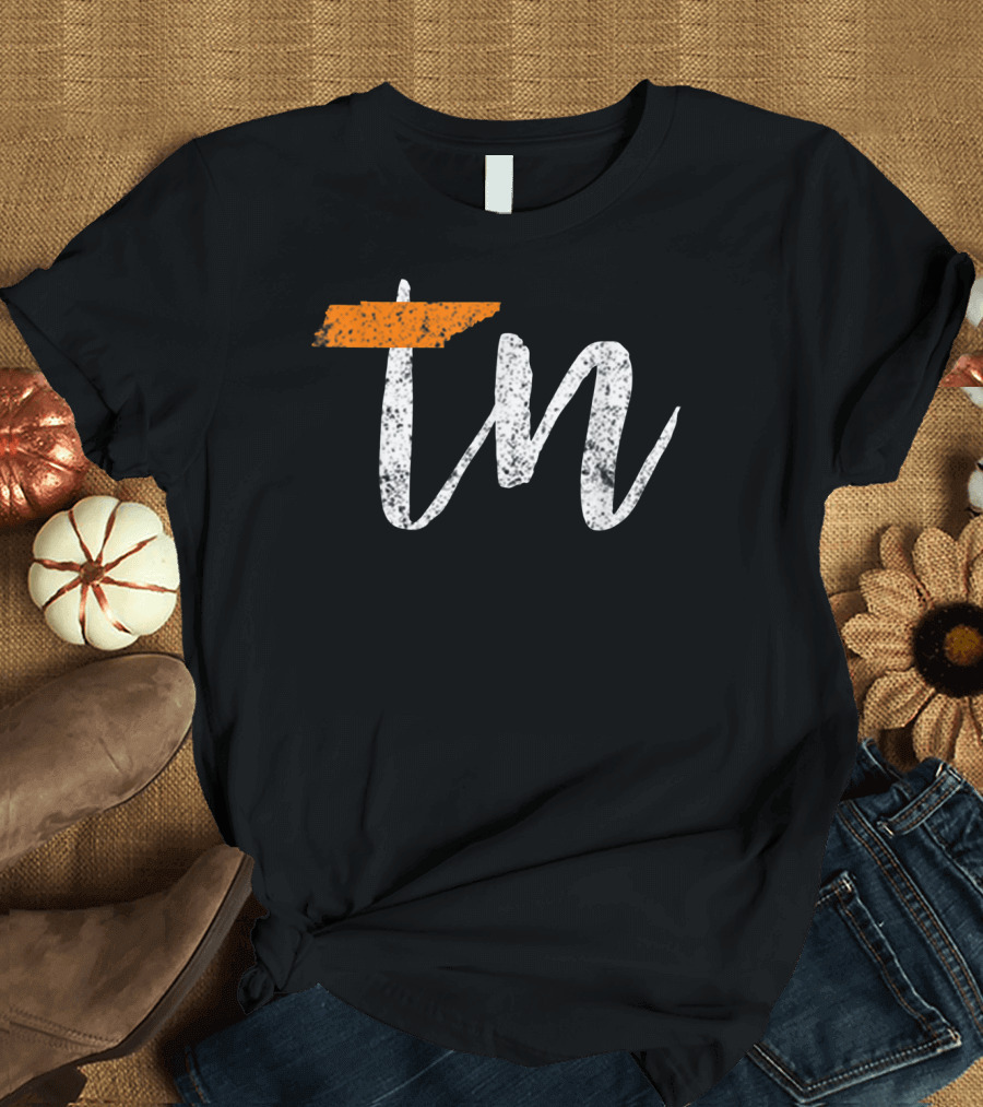 Tennessee State Flag Orange White TN Home T-Shirt
