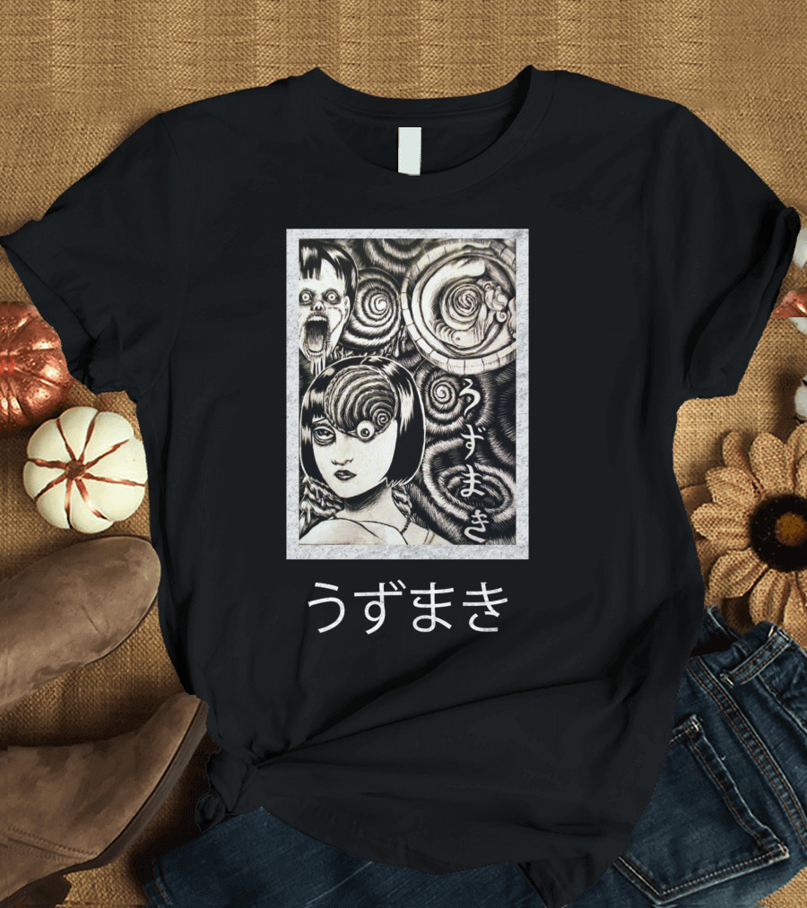 Uzumaki Japanese Horror Manga Art うずまき Spirals T-Shirt