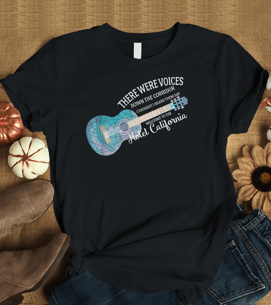 Welcome to the Vintage Hotel California Guitar Voices T-Shirt