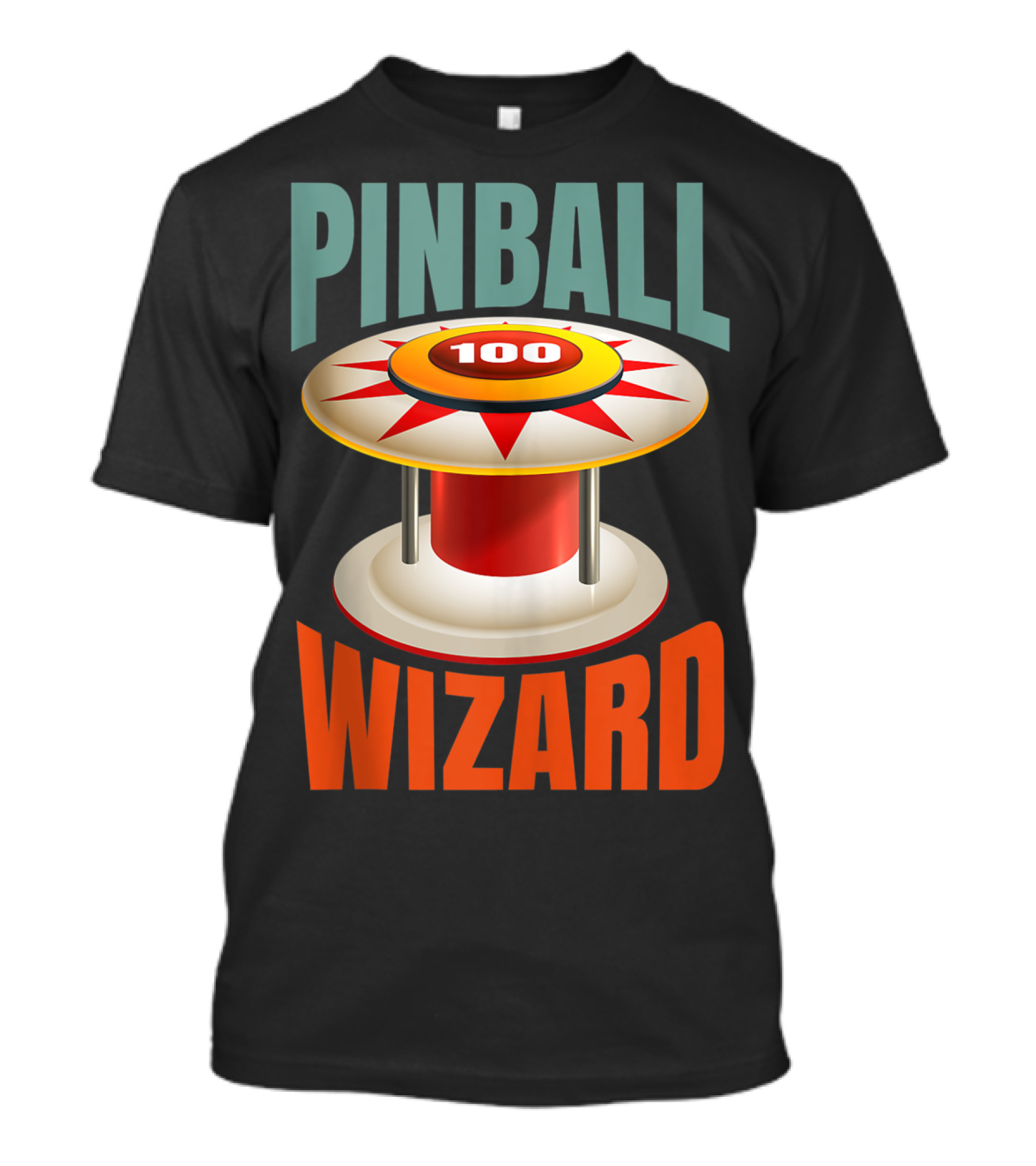 PINBALL WIZARD 100 Arcade Game Lover T-Shirt