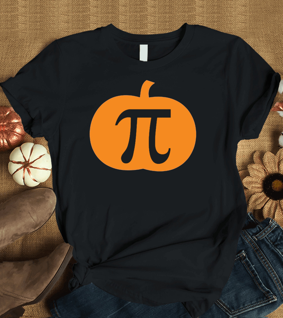 Funny Pumpkin Pi Halloween Pie T-Shirt