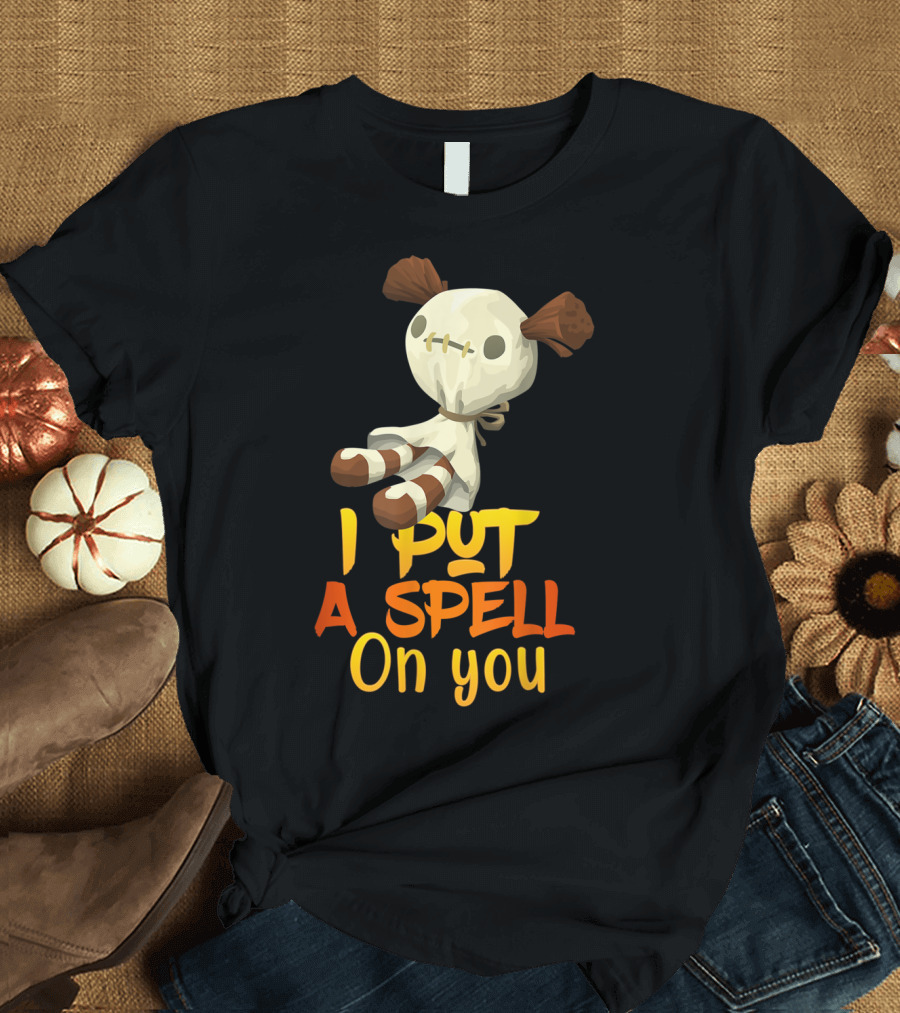 Funny Voodoo Doll I Put a Spell on You Cute Halloween T-Shirt
