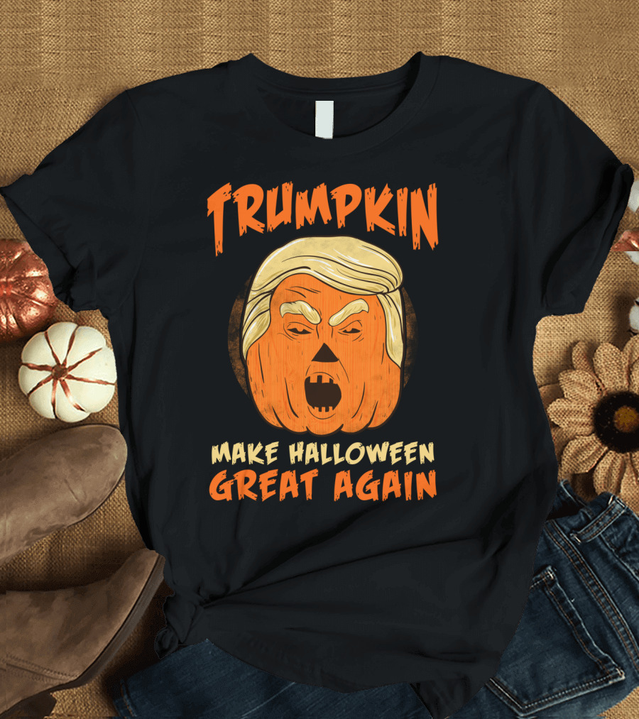 Trumpkin Make Halloween Great Again Pumpkin Costume T-Shirt
