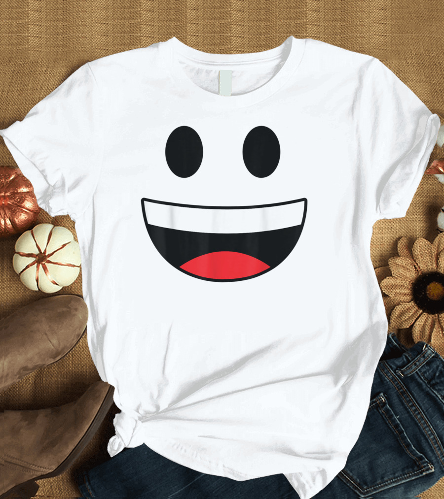Halloween Smile Emoticon Costume Happy Emoji T-Shirt