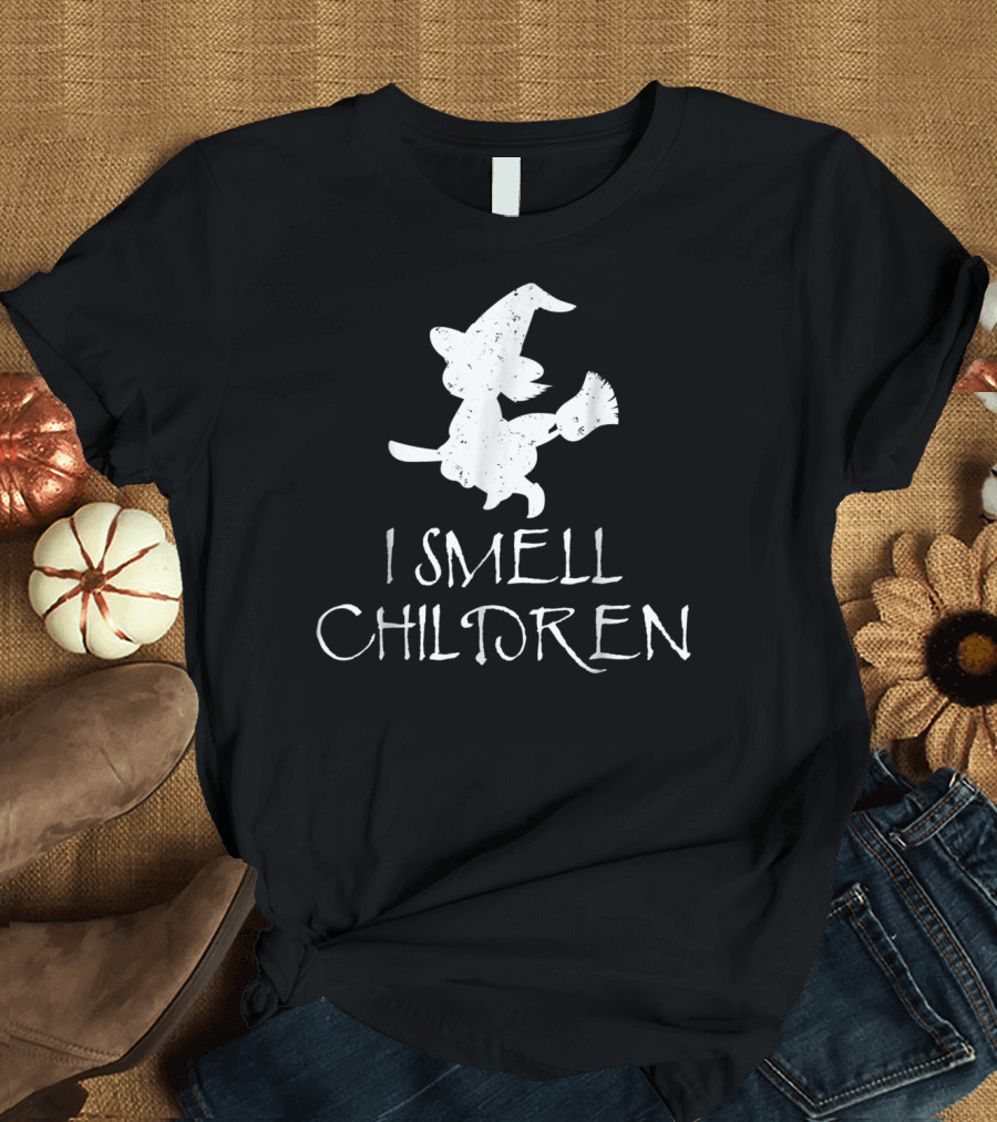 Halloween Witch I Smell Children Teacher T-Shirt