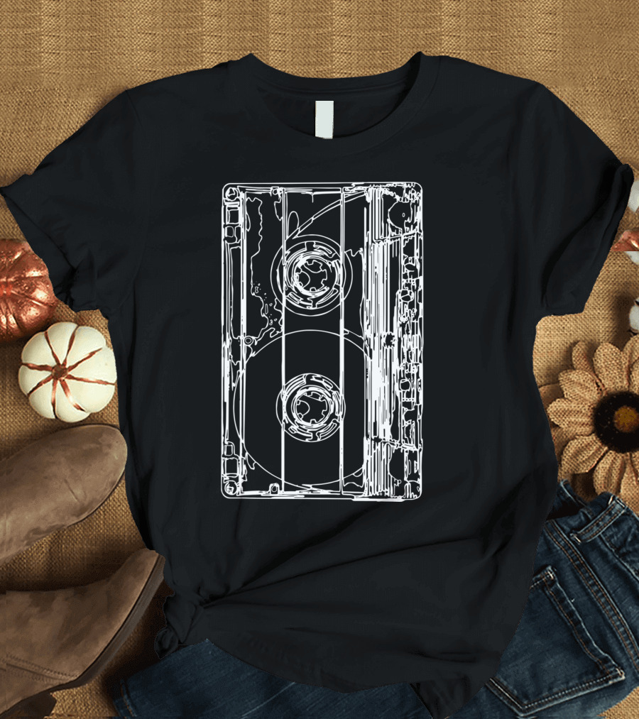 Retro 90Er Jahre Kassette Musik Kostüm T-Shirt