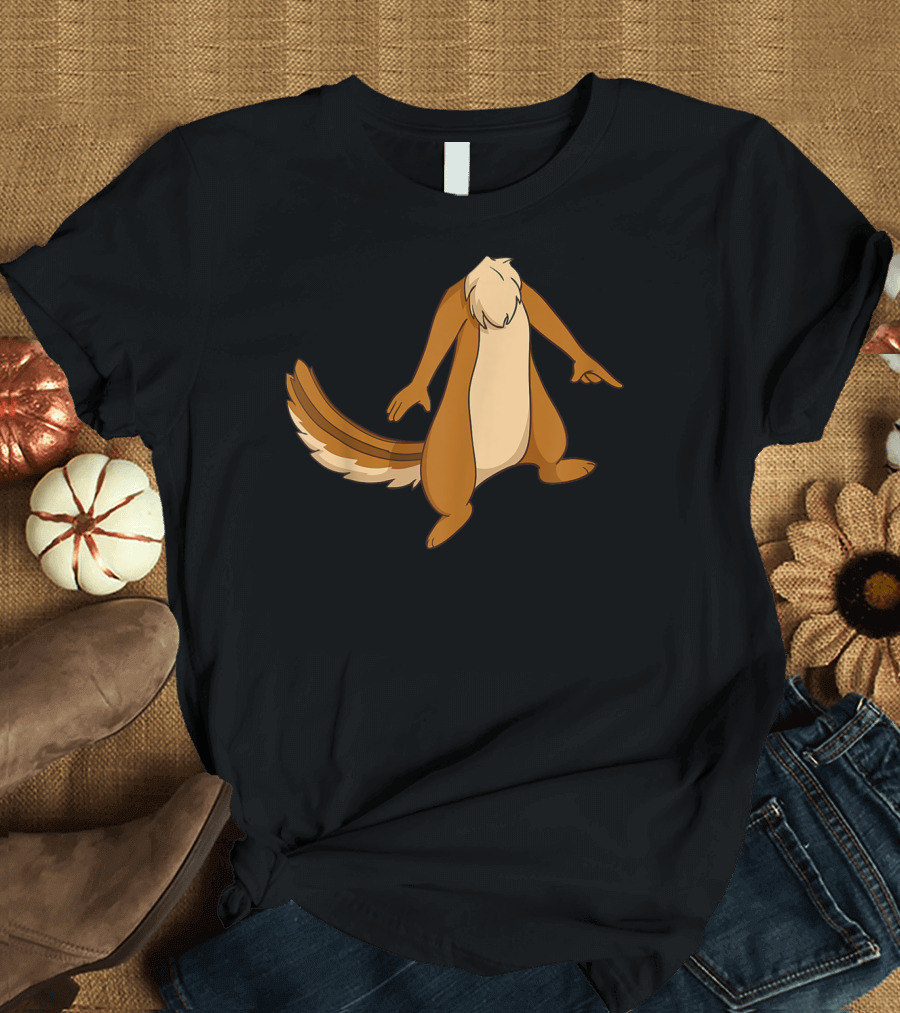Halloween Animal Cosplay Chipmunk Costume Body T-Shirt