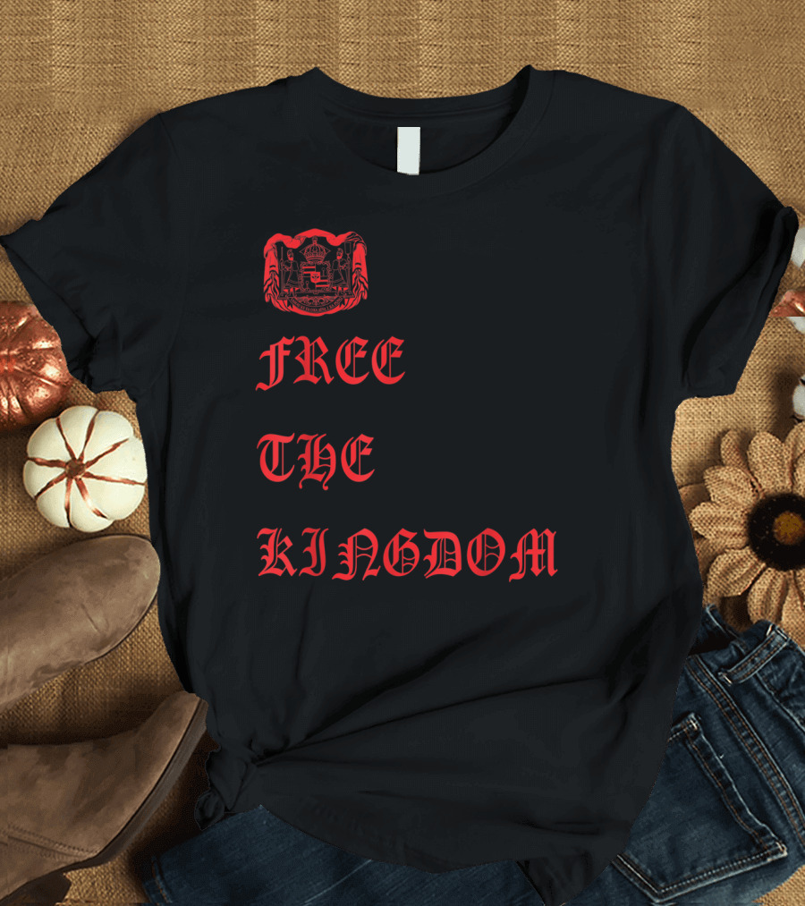 Free the Kingdom Hawaiian Islands State of Hawaii Kanaka Maoli T-Shirt