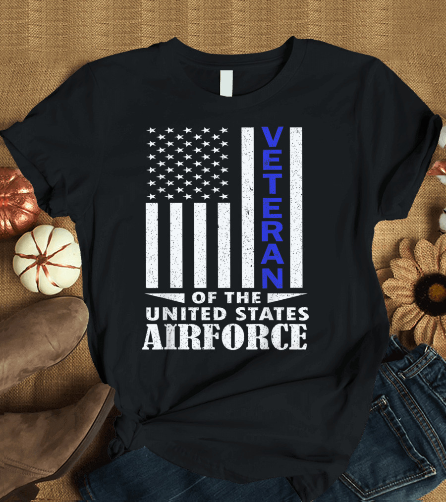 VETERAN OF THE UNITED STATES AIR FORCE FLAG T-Shirt