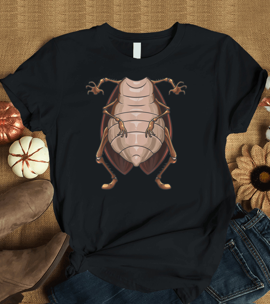 Cool Headless Cockroach Funny Lazy Quirky Bug Humor T-Shirt