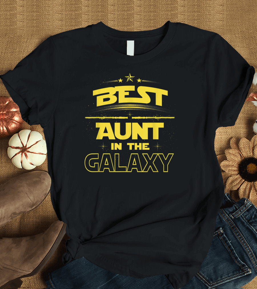 Best Aunt In The Galaxy Star Wars Inspired Mother's Day Gift T-Shirt