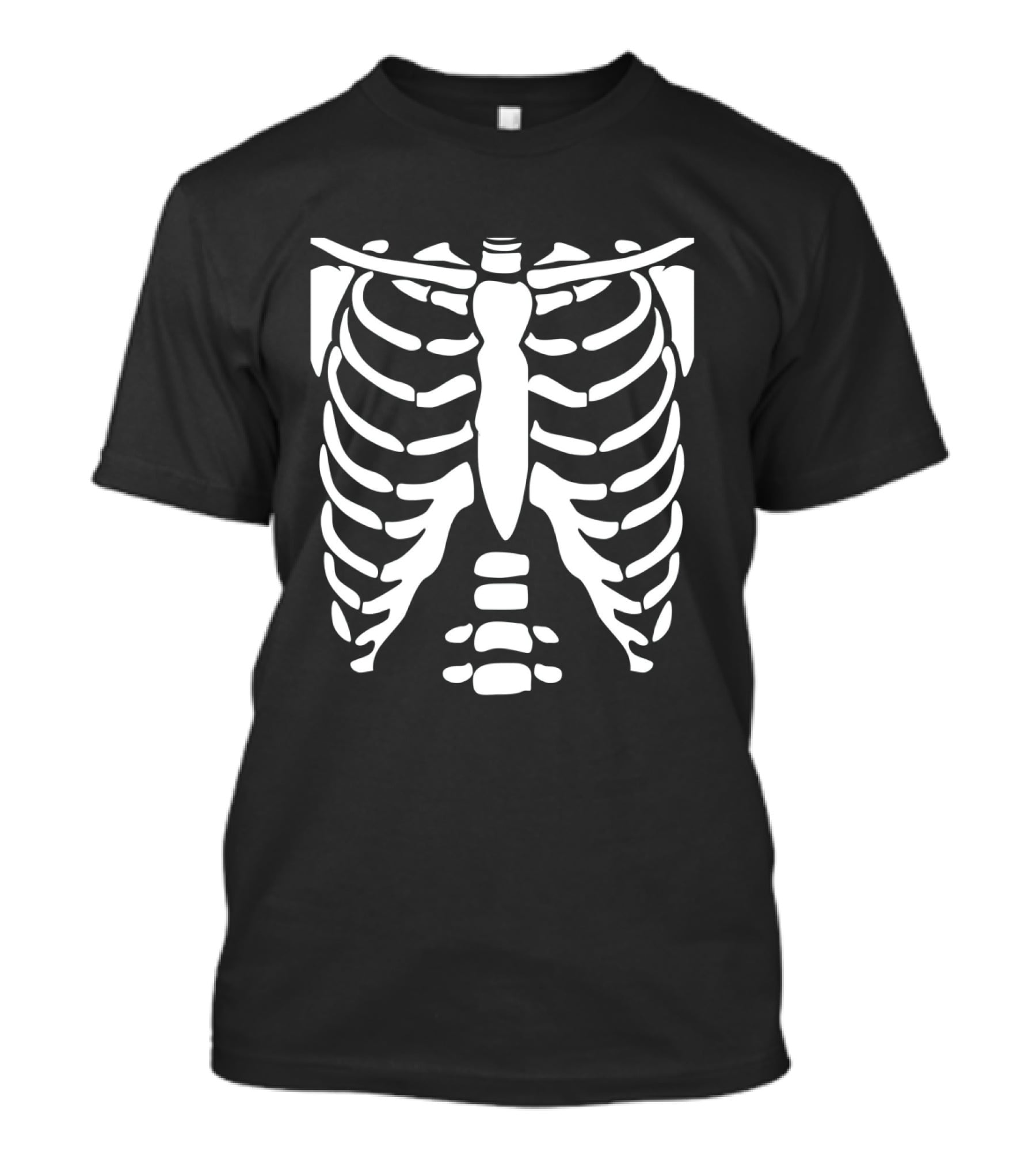 Skeleton Rib Cage Anatomy Halloween Costume T-Shirt