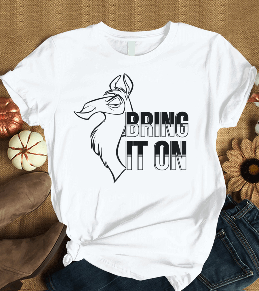 Disney Emperor's New Groove Kuzco Llama Bring It On T-Shirt