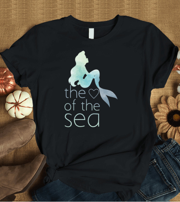 T-Shirt: Disney Little Mermaid Heart of the Sea Watercolor Ariel T-Shirt Disney Little Mermaid Heart of the Sea Watercolor Ariel T-Shirt