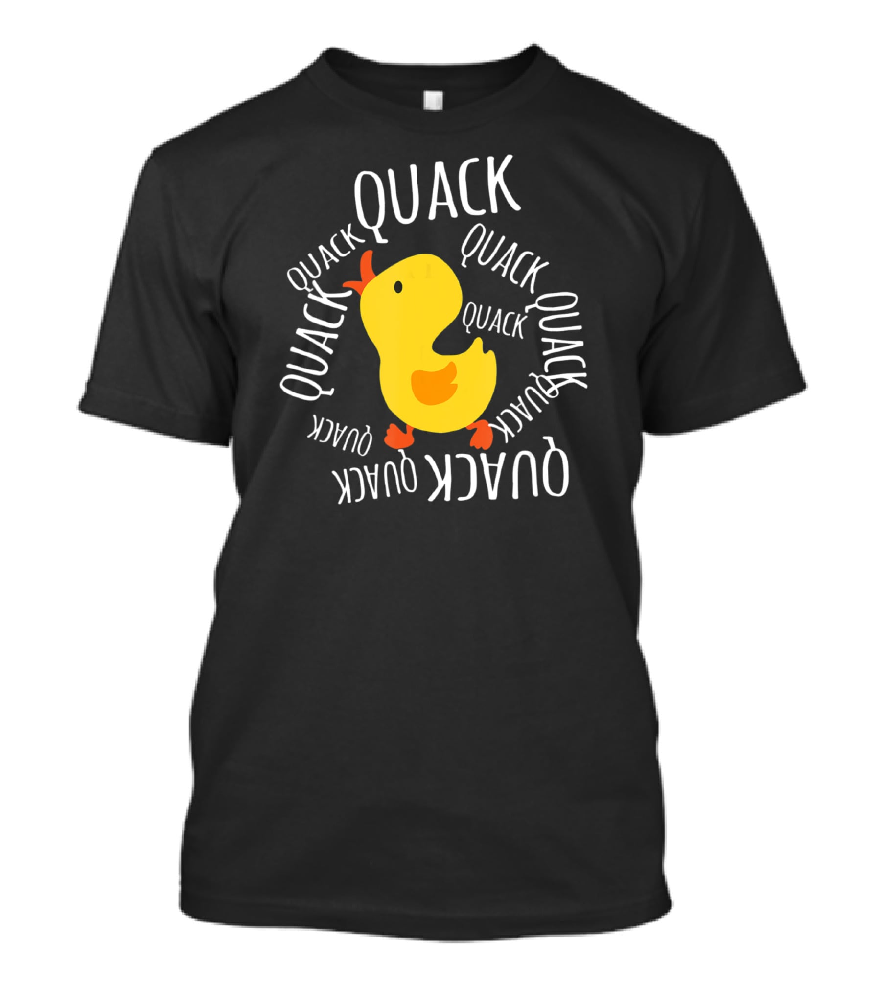 Quack Quack Quack Quack Yellow Duck Quack Overload T-Shirt