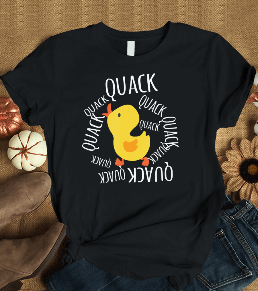 Quack Quack Quack Quack Yellow Duck Quack Overload T-Shirt
