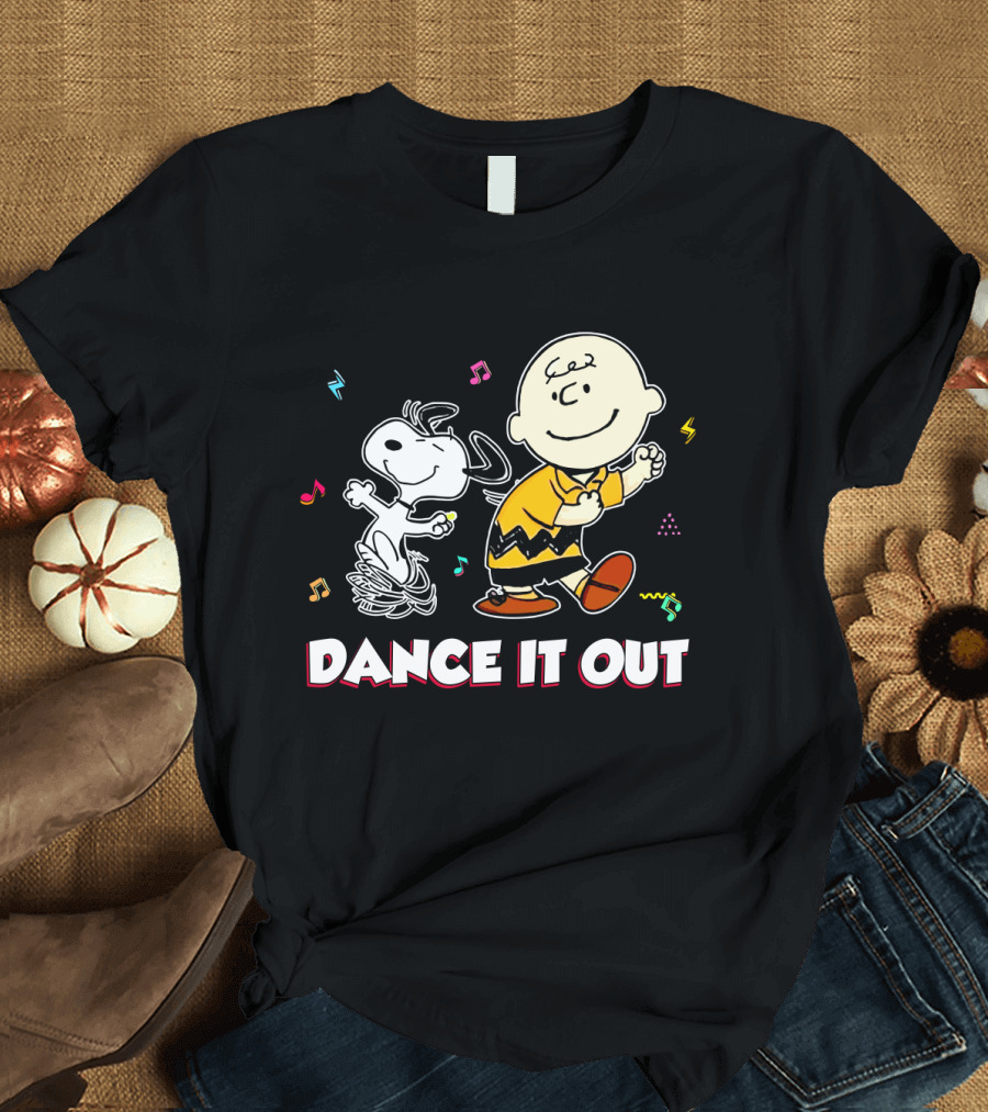 Dance It Out with Snoopy and Charlie Brown from The Peanuts Movie T-Shirt