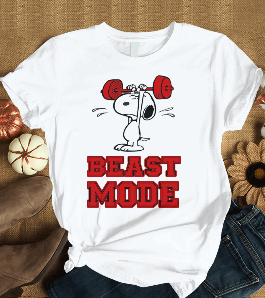 Snoopy Beast Mode The Peanuts Movie T-Shirt
