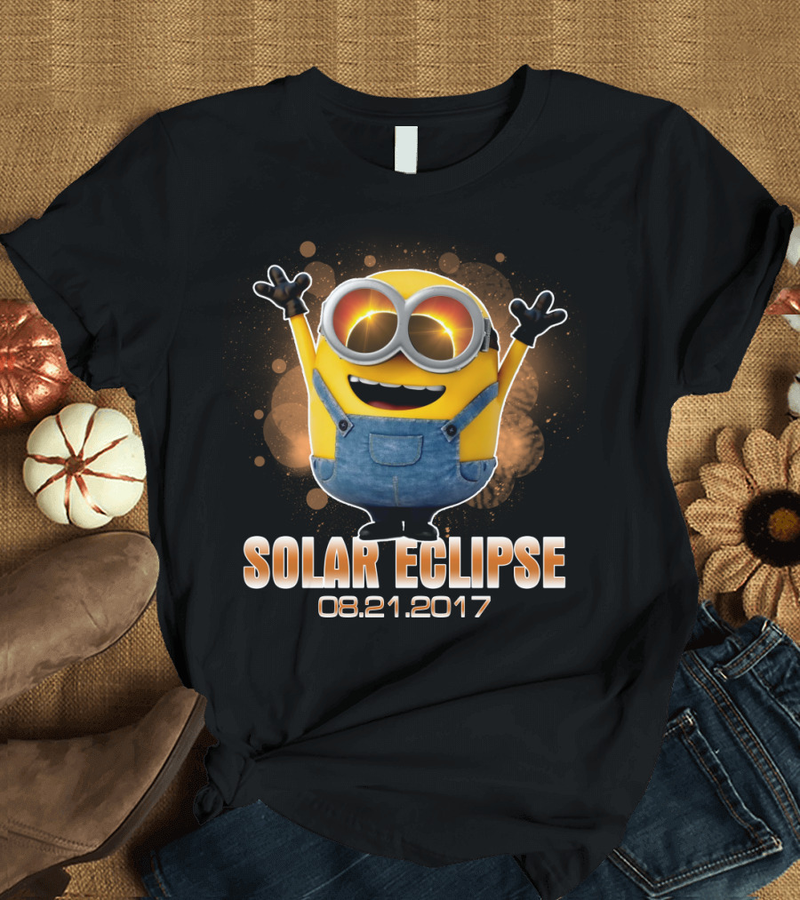 Solar Eclipse Minions Despicable Me 08.21.2017 T-Shirt