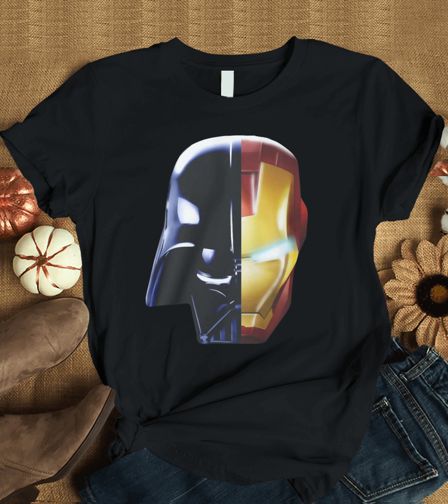 Iron Darth Man Vader Star Wars Marvel Mashup T-Shirt