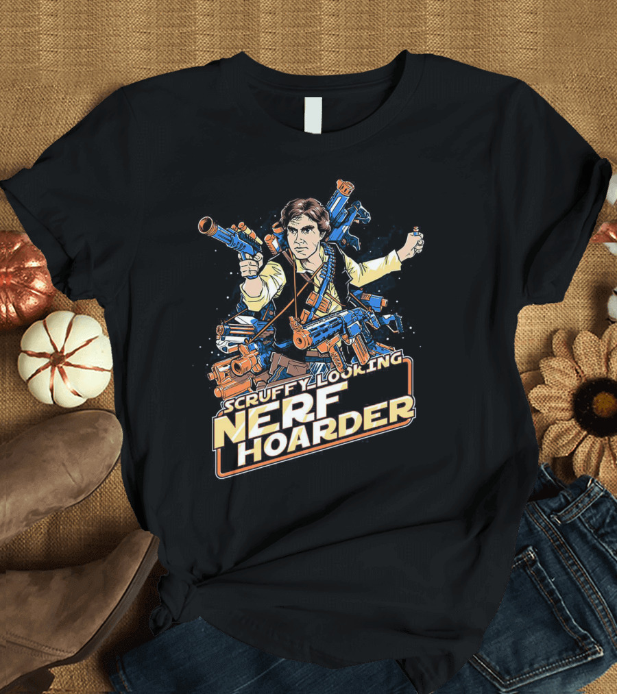 Scruffy Looking Nerf Hoarder Han Solo Star Wars T-Shirt