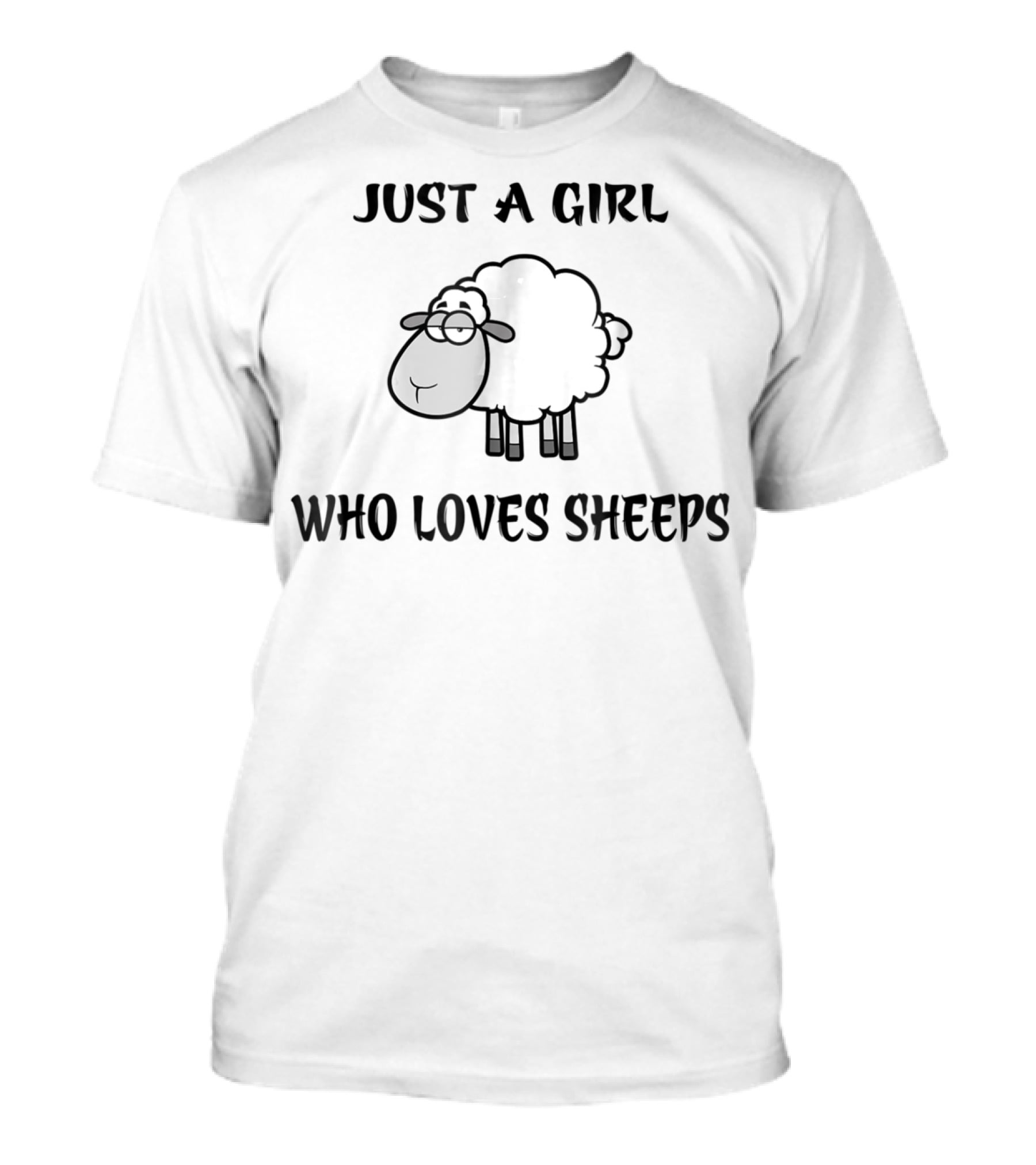 Just A Girl Who Loves Sheeps Animal Spirit T-Shirt