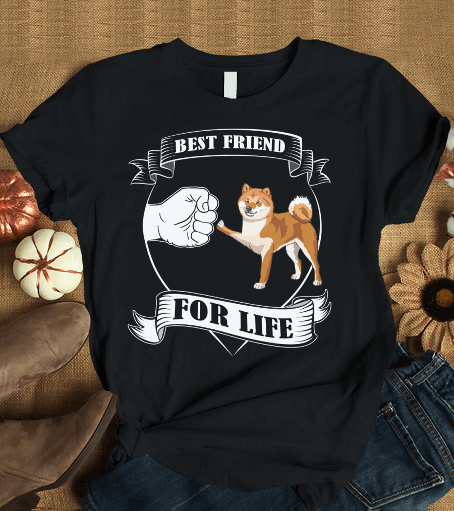 Best Friend For Life Dog Paw Bump T-Shirt