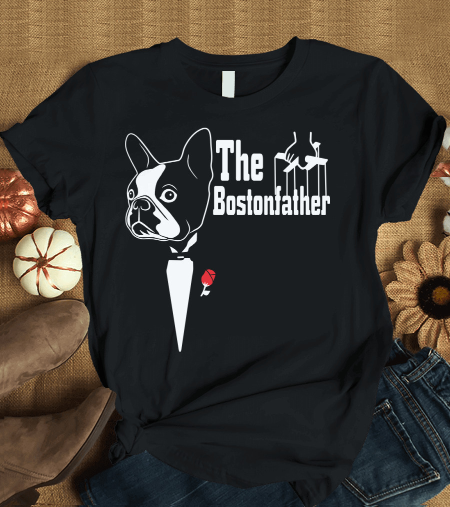 The Bostonfather Boston Terrier Mashup T-Shirt