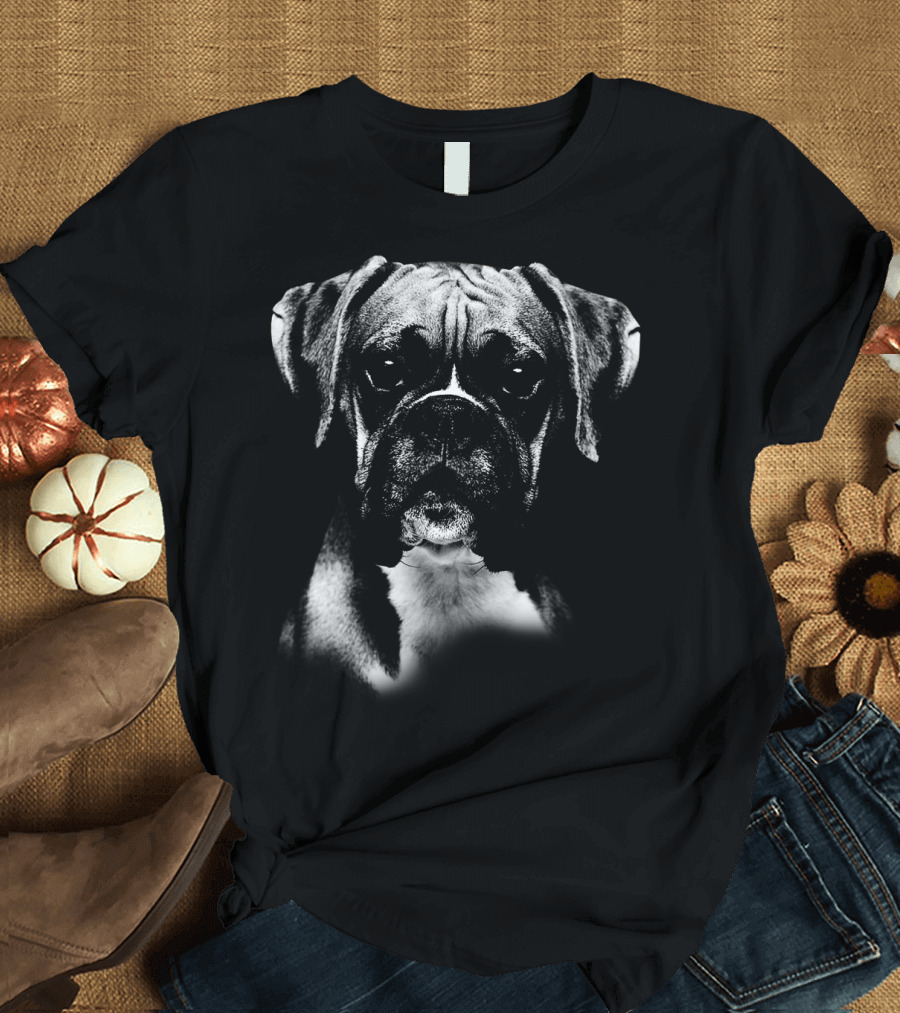Boxer Dog Portrait Close-Up T-Shirt