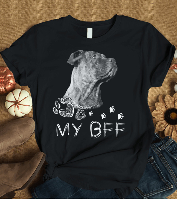 T-Shirt: Cane Corso My BFF Paw Prints T-Shirt Cane Corso My BFF Paw Prints T-Shirt