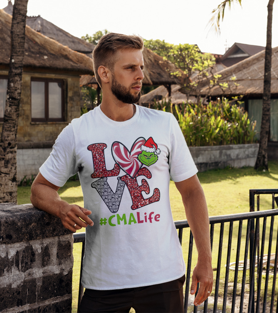 LOVE Grinch Heart #CMALife T-Shirt